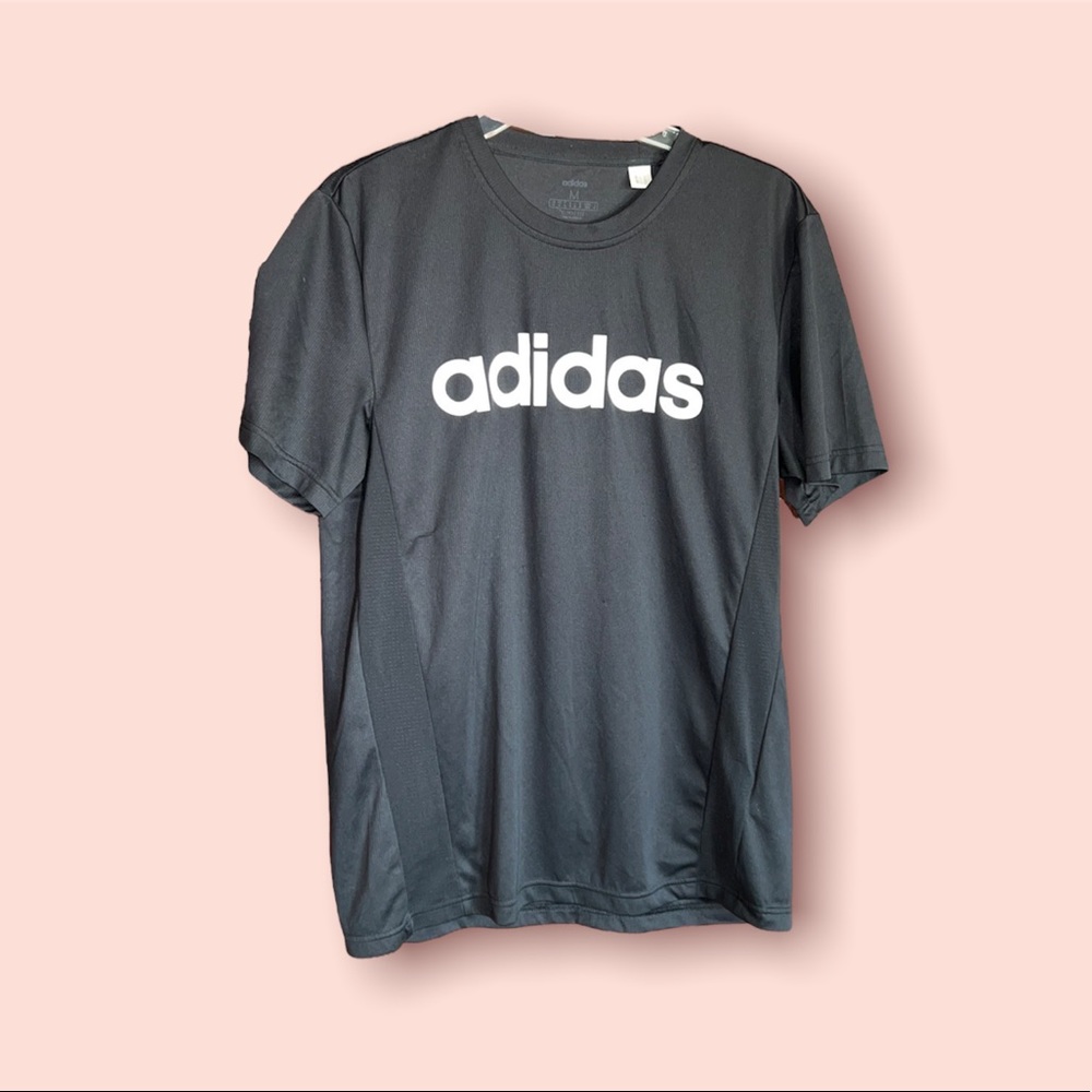 Mens black Adidas T-shirt, size M